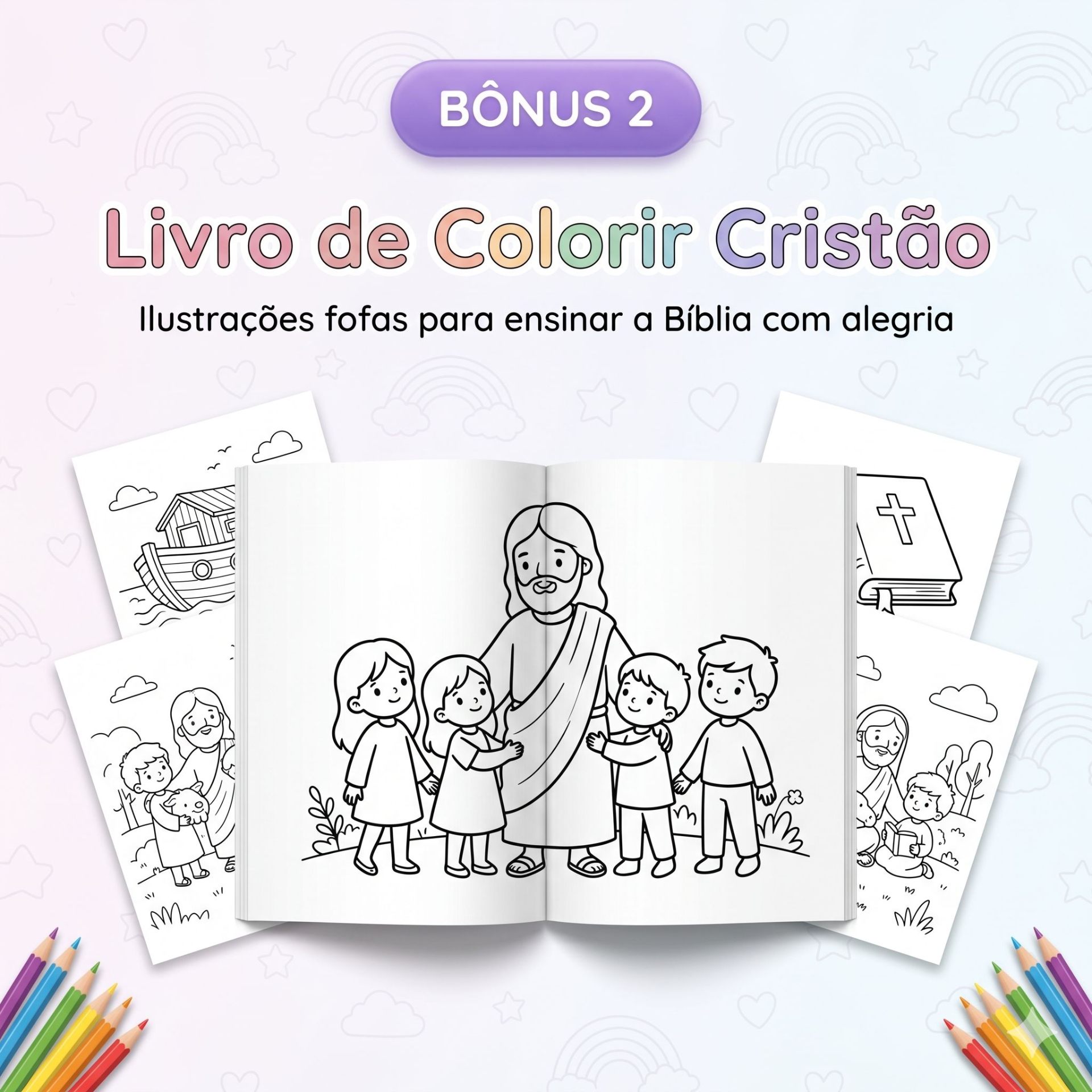 Livro de Colorir Cristão